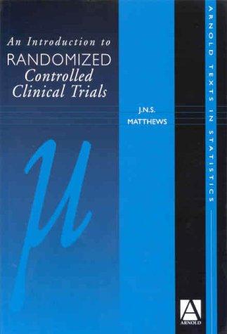 An Introduction to Randomized Controlled Clinical Trials — cover