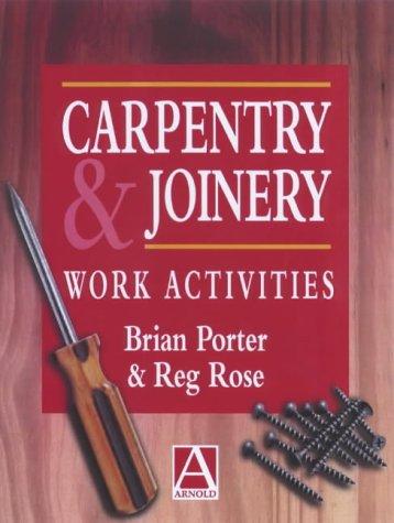 Carpentry & Joinery — Work Activities — cover