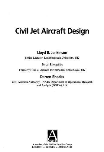 Civil Jet Aircraft Design — cover