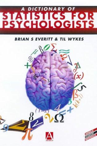 A Dictionary of Statistics for Psychologists — cover