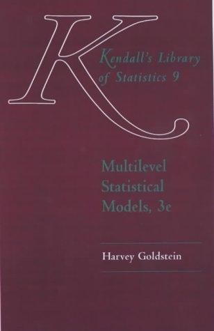 Multilevel Statistical Models — cover